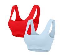 Soutien Gorge sans Armature, Soutiengorge sans Armature Soutien Gorge Non Rembourré 12 Ans Fille Brassiere Petite Poitrine Bretelles Reglables Sport Femme Zippée Devant Bustier Dentelle