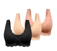 Soutien Gorge sans Armature Sport Femme Grande Taille Cache Decollete Dentelle Maintien Fort Brassiere Confort Dos Nageur avec Fermeture Devant Coton sans Débardeur Allaitement Set sous Vetement