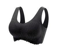 Soutien Gorge sans Armature Stretchy Zero Feel Bralette Femme Ultra Confort Bustier, Invisible Zero Couture Bra Zero Marque sur La Peau, Bonnets Non-Amovibles Brassière Soutien-Gorge Brassière Femme