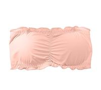 Soutien Gorge Sans Bretelle Grande Taille Transparente Allaitement Baleine Sein Silicone Travesti Bretelles Push Up Rallonge 3 Crochets Bandeau Peau a Coque Pour Maillot De Bain Invisible Femme Nue Br