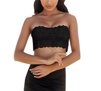 Soutien Gorge sans Bretelles Soutif Bretelle Push Up Invisible Femme Bandeau Dos Nu Grande Taille Haut Fermeture Devant Poitrine Coton Armature Attache Soutiens-Gorge De Sport Ouverture,2-Le Noir,L