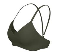 Soutien Gorge sans Complexe Soutien Gorge sans Armature Dos Nu Invisible Coton Modelant Detox Brassiere Femme Push Up Bustier Bandeau Bralette Remonte Poitrine Ensemble sous Vetement Coquillage