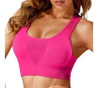 Soutien Gorge Sexy, Brassiere Femme Grande Taille De Sport sans Coutures en Maille Couleur Unie Classique avec Armatures pour Le Sport Et Les Loisirs
