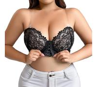 Soutien Gorge Sexy Femme, Soutien-Gorge Femme à Armatures Confortable avec Fermeture Dentelle Devant Soutien Rehaussé Quotidien Toutes Saisons