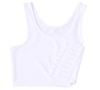 Soutien Gorge Sport E Taille Soutien Gorge 110c Hauts Gilet Compression Solide Réservoir Femmes Court Classeur sans Manches Poitrine Femmes Blouse sans Armature Bravi White XL