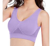 Soutien-Gorge Sport Femme Grande Taille Impact Élevé Sans Armature Non Rembourré Brassière Maintien Fort Sous-Vêtements De Sport