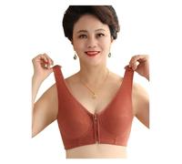 Soutien Gorge Sport Femme Soutien-Gorge À Couverture Complète Grande Taille for Femmes avec Fermeture Éclair, Extensible Et Respirant Brassière pour Fitness Yoga(A,36/80)