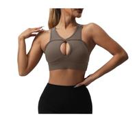 Soutien Gorge Sport Femme Soutien-Gorge De Sport for Femmes avec Coussinets Amovibles Racerback Low Impact Yoga Running Bra Brassière pour Fitness Yoga(G,S)
