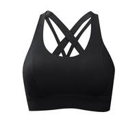 Soutien Gorge Sport Femme Soutien-Gorge De Sport sans Armatures à Blocs De Couleurs avec Bonnets Fixes Au Dos Un Maintien Optimal De La Poitrine Et Un ContrôLe des Graisses LatéRales