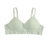 Soutien Gorge Sport Fille Soutien Gorge Push Up, BrassièRe Grande Taille LéGer sans Coutures Bretelles RéGlables Classique pour Le Quotidien Et L'éCole Respirant Basique