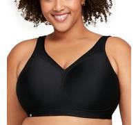 Glamorise Femme Magiclift Sport Sans Coutures Sans Armature #1006 Soutien Gorge, Noir, 105G EU