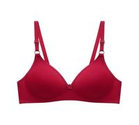 Soutien Gorge Sport Maintien Extreme Soutiens-Gorge à Haut Soutien pour Femmes, Sangle réglable, Couverture complète, Confortable, sans Armatures, sans Brassiere De Bain Femme Brassière (Red, 38)