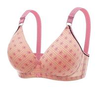 Soutien Gorge Sport,Soutien-Gorge sans Fil Confortable pour Femmes Nouveau Soutien-Gorge sans Couture à imprimé Floral Idéal pour Les Personnes âgées Parfait pour Un Usage Quotidien (36)