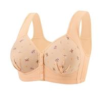 Soutien-gorge T-shirt sans armatures pour un maintien ultime et un confort absolu toute la journée sous-vêtement sans coutures offrant une couvrance totale et un port discret sous vos (Beige, 40)