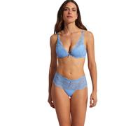 Soutien-gorge triangle prÃ©formÃ© plongeant femme Selmark Matilda Mariage Bleu 95D