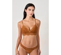 Soutien-gorge triangle sans armature - Envergure - 90B - Brown - Femme - Etam