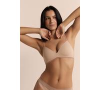 Soutien-gorge triangle sans armatures avec détails en dentelle - Pure Dream - 90B - Cannelle - Femme - Etam