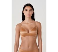 Soutien-gorge triangle sans armatures satiné - Pure Glow - 85C - Rose - Femme - Etam