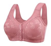 Soutien Gorge,Women's Fashionable and Casual Front Anti Sagging Back Shaping and Bra Without Wires Menstruelle Lavable Bio (Hot Pink, 50)
