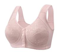 Soutien Gorge,Women's Fashionable and Casual Front Anti Sagging Back Shaping and Bra Without Wires Robe Bustier Corset (Pink, 36)