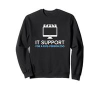Soutien Informatique pour Un administrateur système de Zoo pour Cinq Personnes Sweatshirt