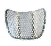 Soutien lombaire en maille, dossier en maille, Support lombaire de voiture ergonomique et respirant en soie glacée, Coussin de siège de soutien dorsal robuste, soutien de voiture doux pour un