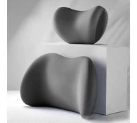 Soutien Lombaire pour appuie-tête de Voiture et de Voiture, Coussin de Dos et de Cou pour la Conduite,Für Lamborghini Huracan Performante 2017-2019,Grey