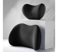 Soutien Lombaire pour appuie-tête de Voiture et de Voiture, Coussin de Dos et de Cou pour la Conduite,Für Lamborghini Huracan Performante 2017-2019,Black