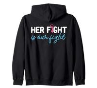 Soutien pour la Sensibilisation au Cancer du Sein pour Maman, Fille, sœur, Amie Sweat à Capuche