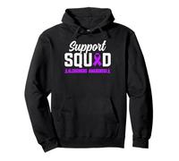 Soutien Squad Alzheimer's Awareness Ruban violet Démence Sweat à Capuche