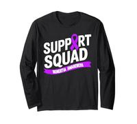 Soutien Squad Sensibilisation à la maladie d'Alzheimer pour hommes et femmes Manche Longue