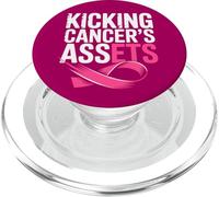 Soutien Survivante Cancer du Sein: Vaincre Le Cancer PopSockets PopGrip pour MagSafe