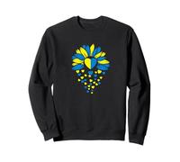 Soutien Ukraine Cœur Tournesol Sweatshirt