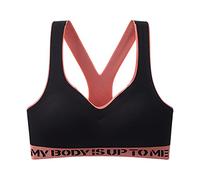 Soutiens-Gorge Classiques Sports Retour sous-vêtements Casual Bra Women Size Large Yoga Fitness Sports intimes(Black,M)