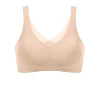 Soutiens-Gorge De Mastectomie sans Couture pour Femmes avec Poches pour Prothèses Mammaires, Soutiens-Gorge Artificiels pour Faux Seins, Bra De Sport Confortable sans Fil(Skin,XX-Large)