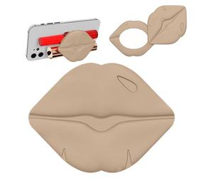 Soutiens-gorge de rouge à lèvres - Appareil flexible avec miroir - Adhésif porte-gloss à lèvres, baume et cartes pour téléphone, pour la maison, la famille, les femmes, les filles, les mères, les