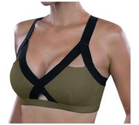 Soutiens-Gorge De Sport Femme Femmes Fitness Belle Chaude Sexy Yoga Soutien-Gorge Prise arrière téléphone Portable Poche Yoga Soutien-Gorge de Sport(GN1,L)