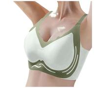 Soutiens-Gorge De Sport Femme, Soutien Gorge Brassiere Femme Grande Taille sans Armature Bralette sans Couture Bra Invisible Anti-Affaissement Doux Et Respirant sous Vetements Feminins