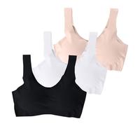 Soutiens-Gorge de Sport Push up Rembourré Brassiere Sport Grand Maintien Soutien-Gorge de Ice Gather pour Femme,Grande Taille,pour Course À Pied,Yoga,Sous-Vêtements Balconnet Brassière Grossesse Coton