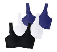 Soutiens-Gorge de Sport Push up Rembourré Brassiere Sport Grand Maintien Soutien-Gorge de Ice Gather pour Femme,Grande Taille,pour Course À Pied,Yoga,Sous-Vêtements Balconnet Brassière Grossesse Coton