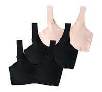 Soutiens-Gorge de Sport Push up Rembourré Brassiere Sport Grand Maintien Soutien-Gorge de Ice Gather pour Femme,Grande Taille,pour Course À Pied,Yoga,Sous-Vêtements Balconnet Brassière Grossesse Coton