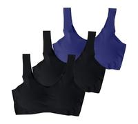 Soutiens-Gorge de Sport Push up Rembourré Brassiere Sport Grand Maintien Soutien-Gorge de Ice Gather pour Femme,Grande Taille,pour Course À Pied,Yoga,Sous-Vêtements Balconnet Brassière Grossesse Coton