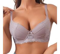 Soutiens-Gorge Dentelle Femme Brassière Push Up Soutiens-Gorge Feminins sans Couture Soutien Gorge Casual Yoga Anti Affaissement Respirant sous Vetements Confortable Bra Quotidien