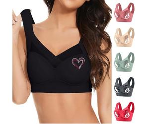 Soutiens-Gorge en Dentelle sans Armatures pour Femme Soutien-Gorge Push-Up sans Couture - Col en V Femme Soutien Gorge Coton sans Armature Grande Taille