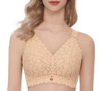 Soutiens-Gorge en Dentelle Ultra Douce pour Femmes Couverture complète Pas d’Armatures Soutien-Gorge Grande Taille, Soutien-Gorge Confort de Levage pour Un Usage Quotidien.