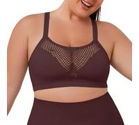 Soutiens Gorge Entraînement Féminins Soutenus Sports Grande Taille Yoga Couverture Intégrale Deux Mille Vingt Quatre Sans Armature Sexy Bretelles Doubles Dos Nu Couleur Unie Grande Taille Femme Soutie
