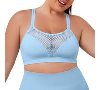 Soutiens Gorge Entraînement Féminins Soutenus Sports Grande Taille Yoga Couverture Intégrale Deux Mille Vingt Quatre Sans Armature Sexy Bretelles Doubles Dos Nu Couleur Unie Grande Taille Femme Soutie