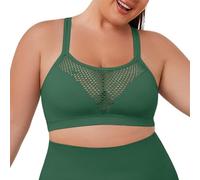 Soutiens Gorge Entraînement Féminins Soutenus Sports Grande Taille Yoga Couverture Intégrale Deux Mille Vingt Quatre Sans Armature Sexy Bretelles Doubles Dos Nu Couleur Unie Grande Taille Femme Soutie