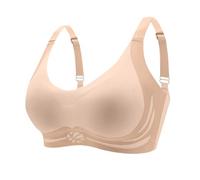 Soutiens-Gorge Femme Brassiere Sport Soutien Gorge Push Up Sexy Brassiere Soutien Gorge sans Armature Respirant sous Vetements Feminins Brassière Anti Affaissement Bra Mon Compte Beige M 2025