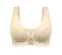 Soutiens-Gorge Femme Fermeture Devant Brassiere Sport Soutien Gorge Push Up Brassière Forte Poitrine sous Vetements Feminins Soutien Gorge 2026 Et Ventes Flash du Jour Beige 3XL